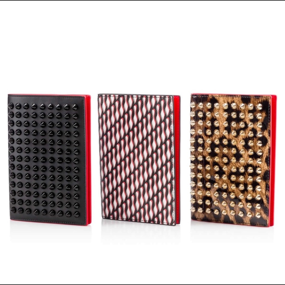 CHRISTIAN LOUBOUTIN LOUBIPASS PASSPORT HOLDER 🔥